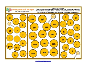 Printable Reading Games and Activities | Printable Phonics Games